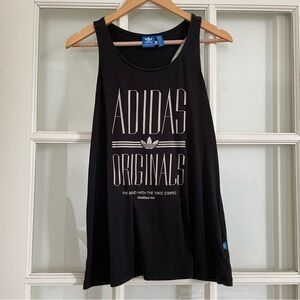 Adidas Originals Black 100% Cotton Tank Top Women's small S